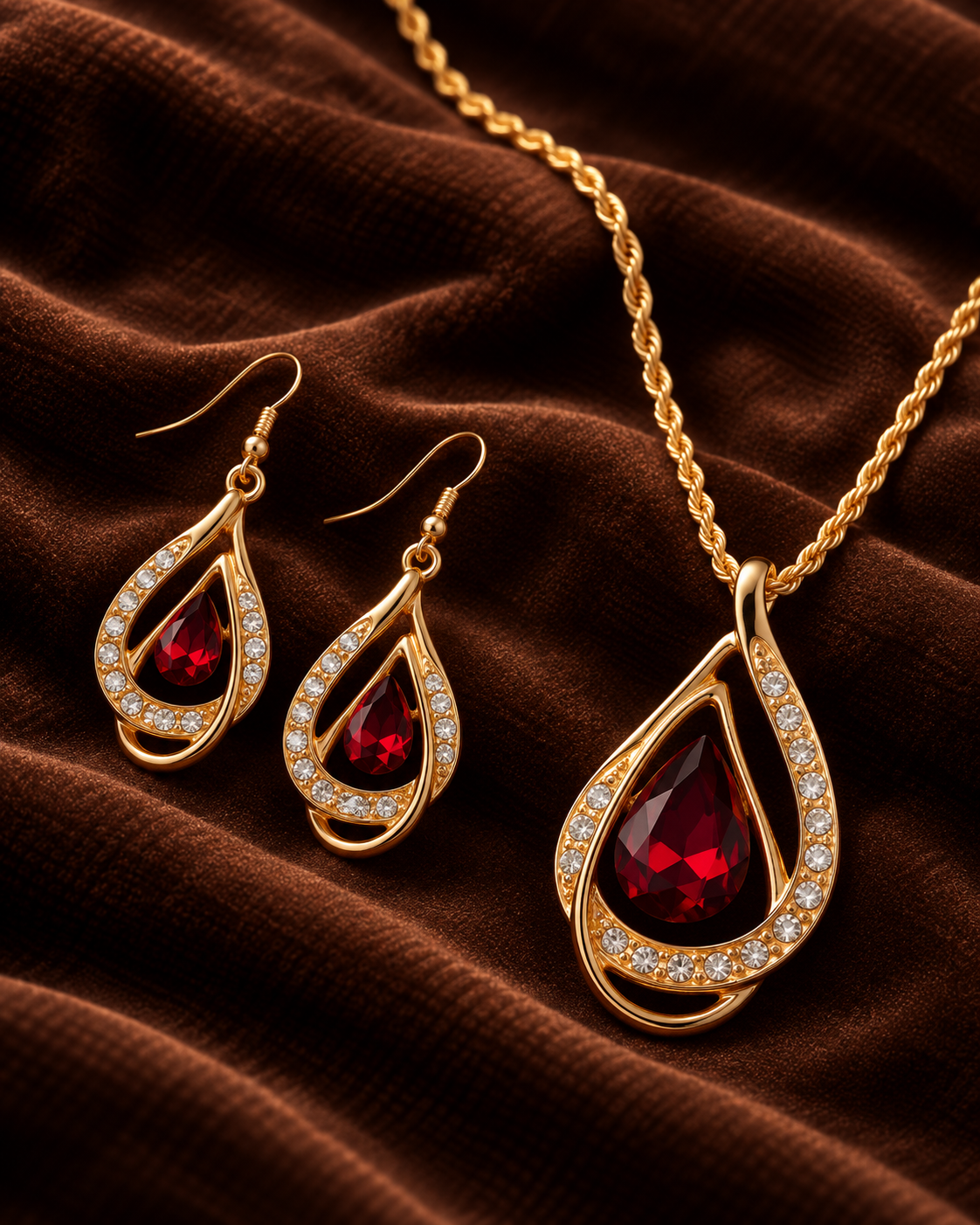 Céleste Teardrop Set