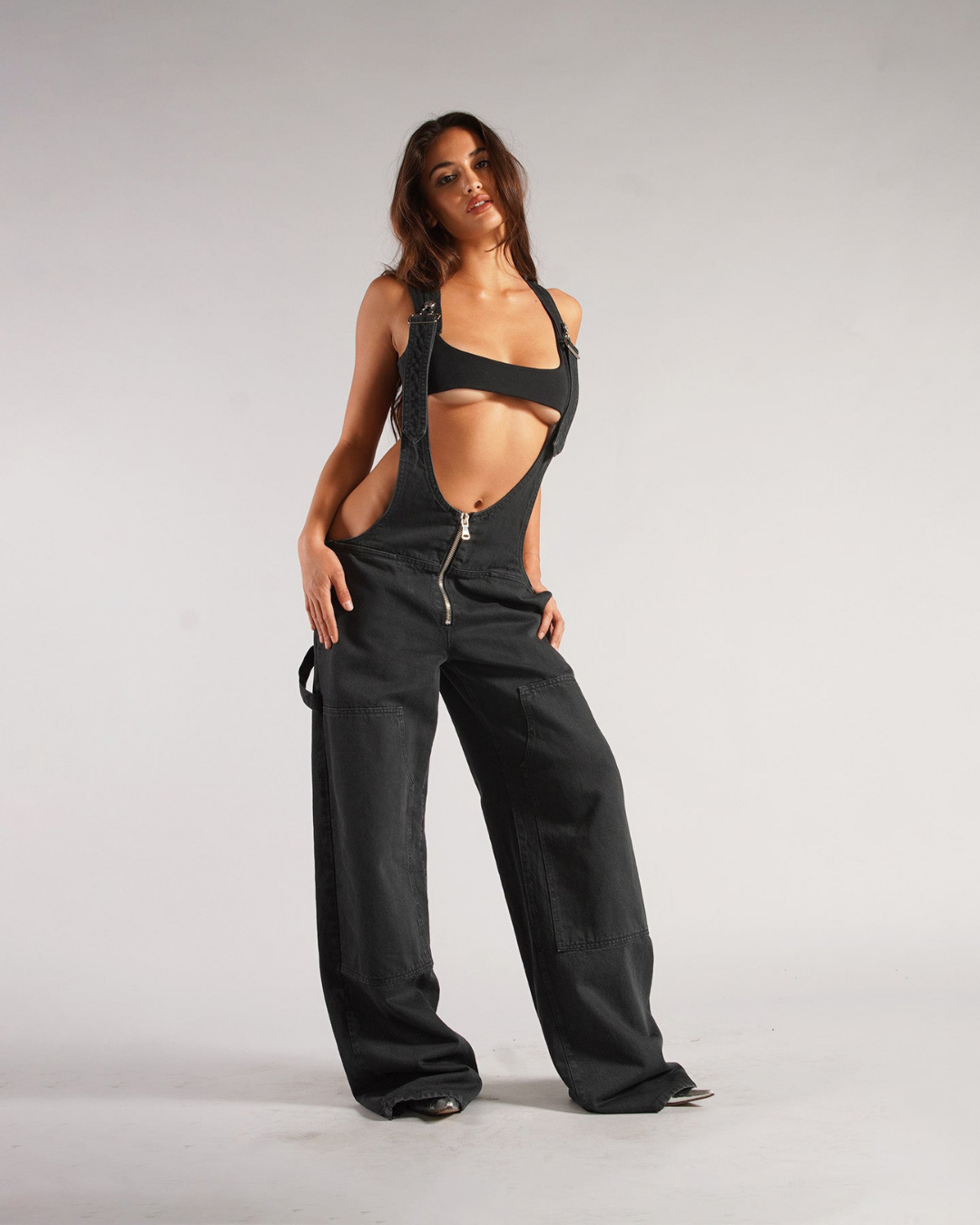 Seoul Y2K denim jumpsuit