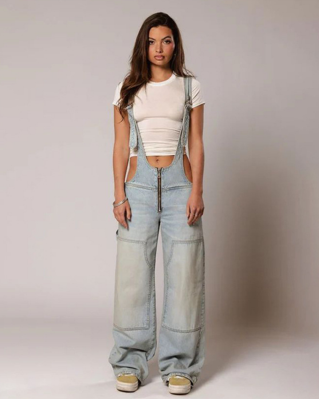 Seoul Y2K denim jumpsuit