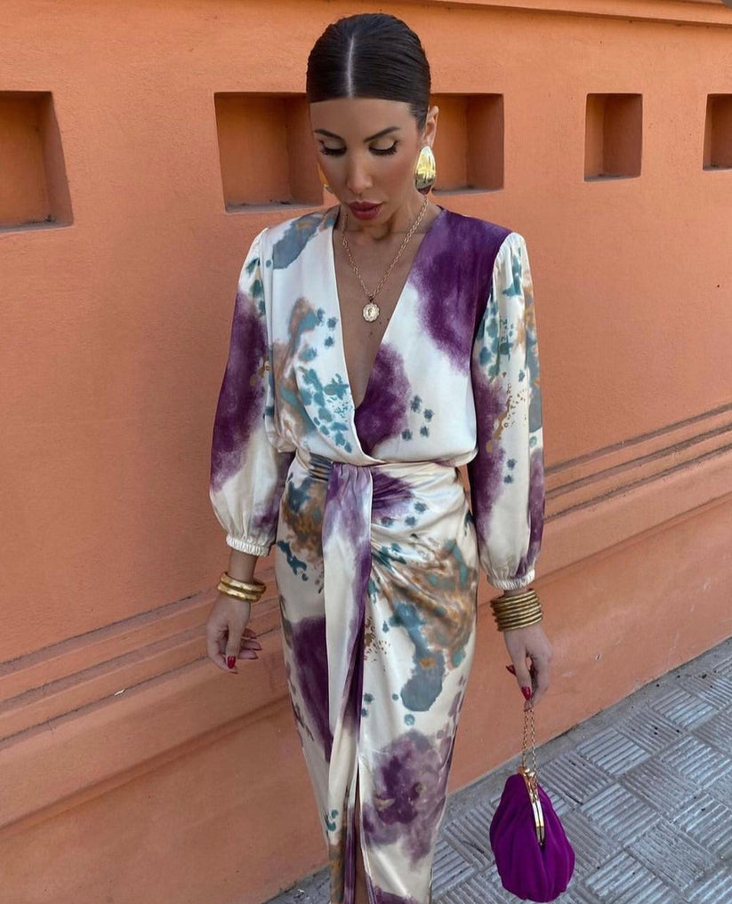 Celeste wrap dress