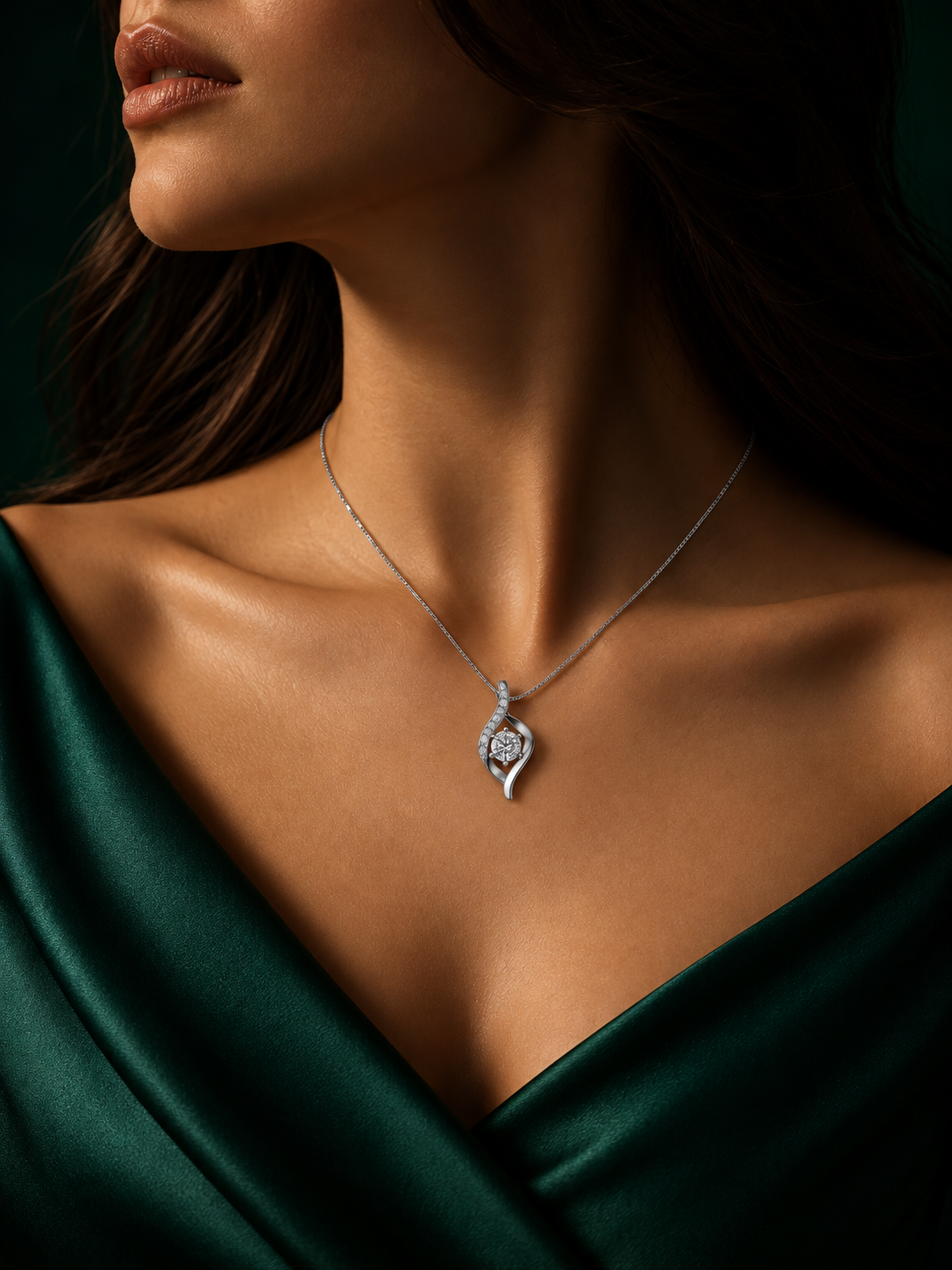Silver Necklace Pendant fashion necklace