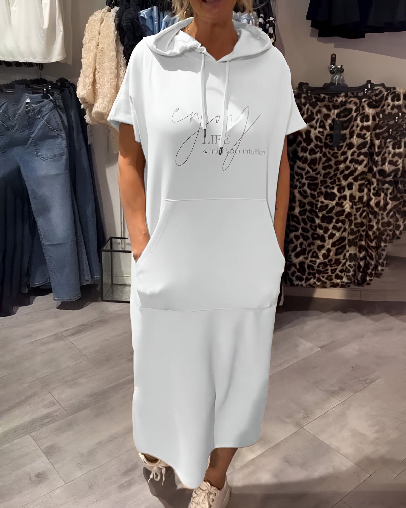 Saskia – Casual Hoodie Dress