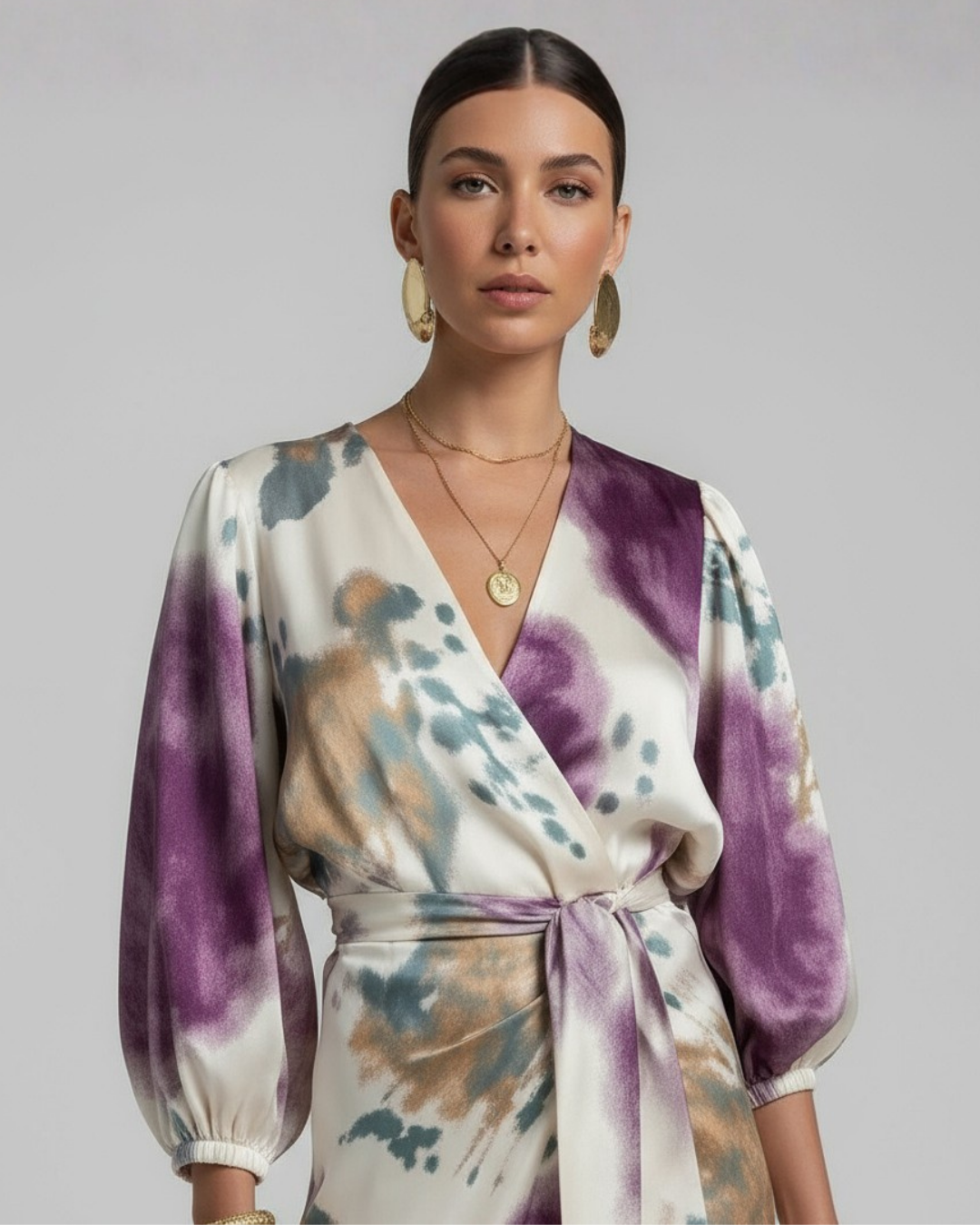Celeste wrap dress