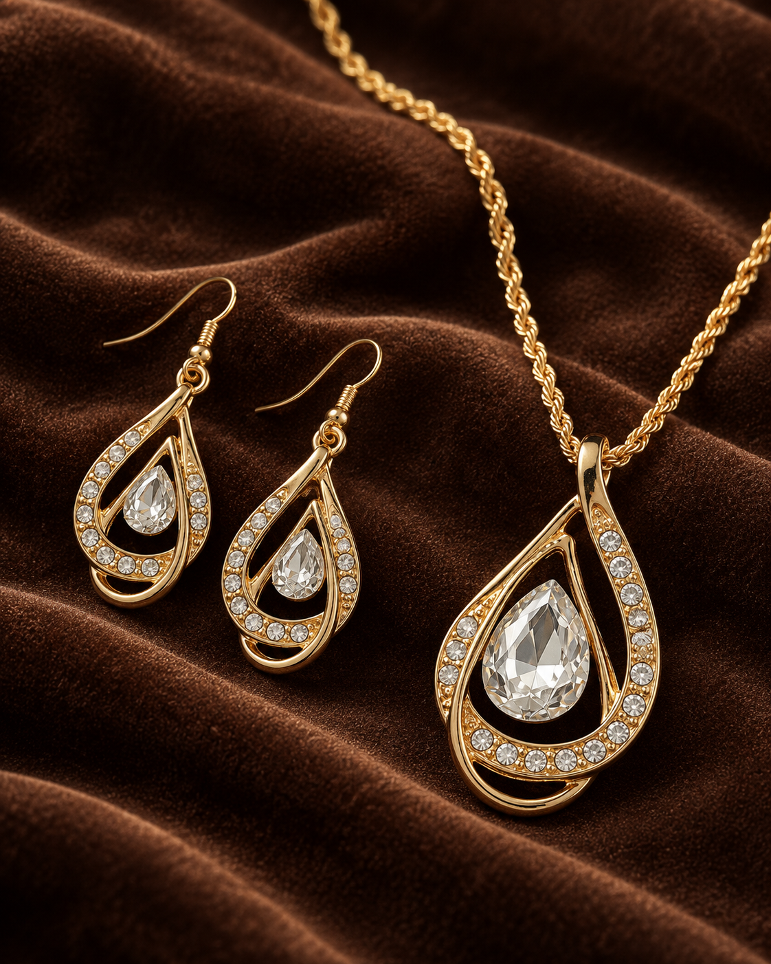 Céleste Teardrop Set