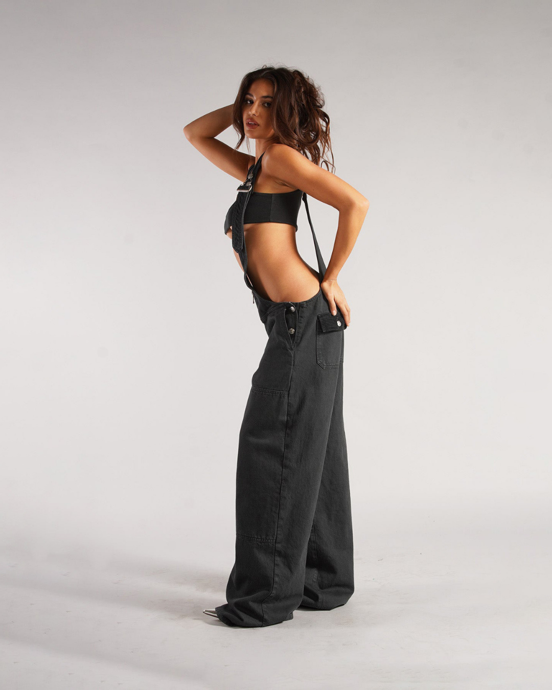 Seoul Y2K denim jumpsuit