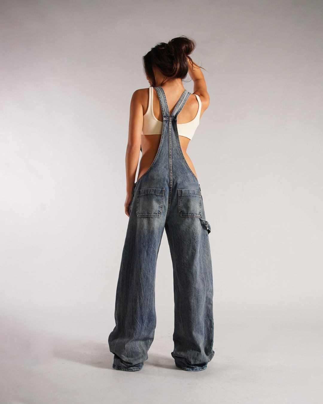 Seoul Y2K denim jumpsuit